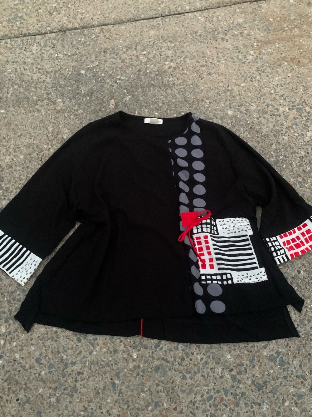 Moonlight by Design Geometric Abstract Blouse